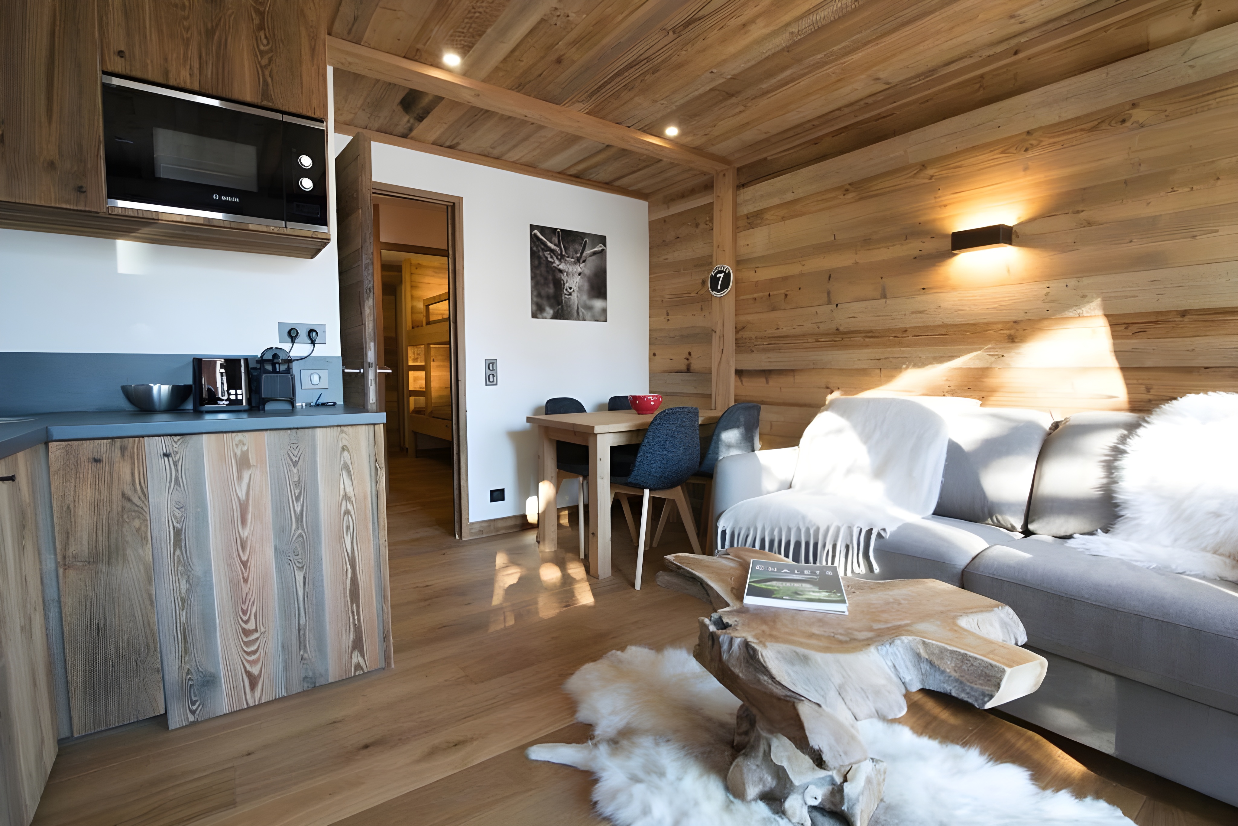 Les Brigues - Appartement avec vue sur la montagne et acces aux pistes